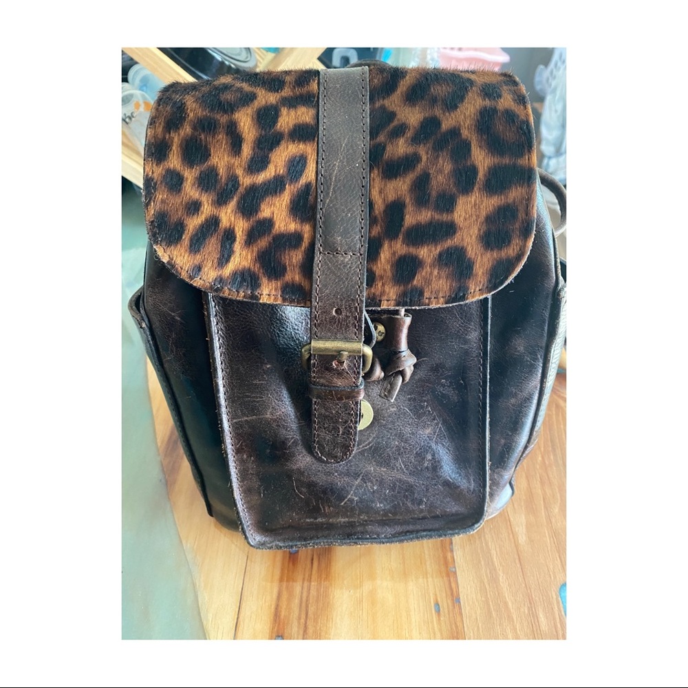 Patricia Nash genuine leather backpack